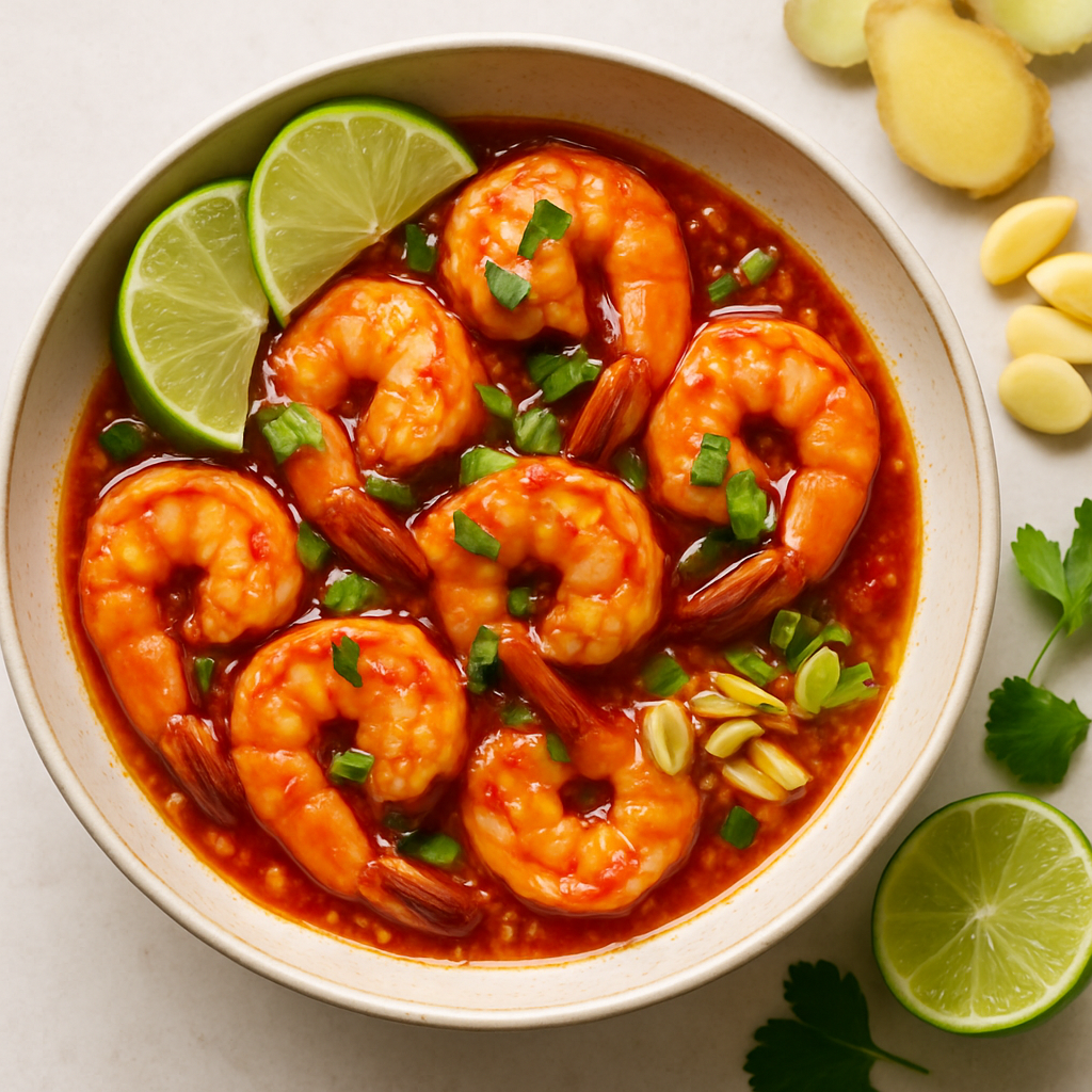 Camarones con Sambal
