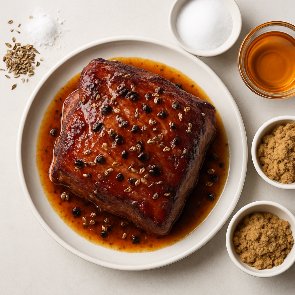 Slow-Roasted Glazed Pork Shoulder