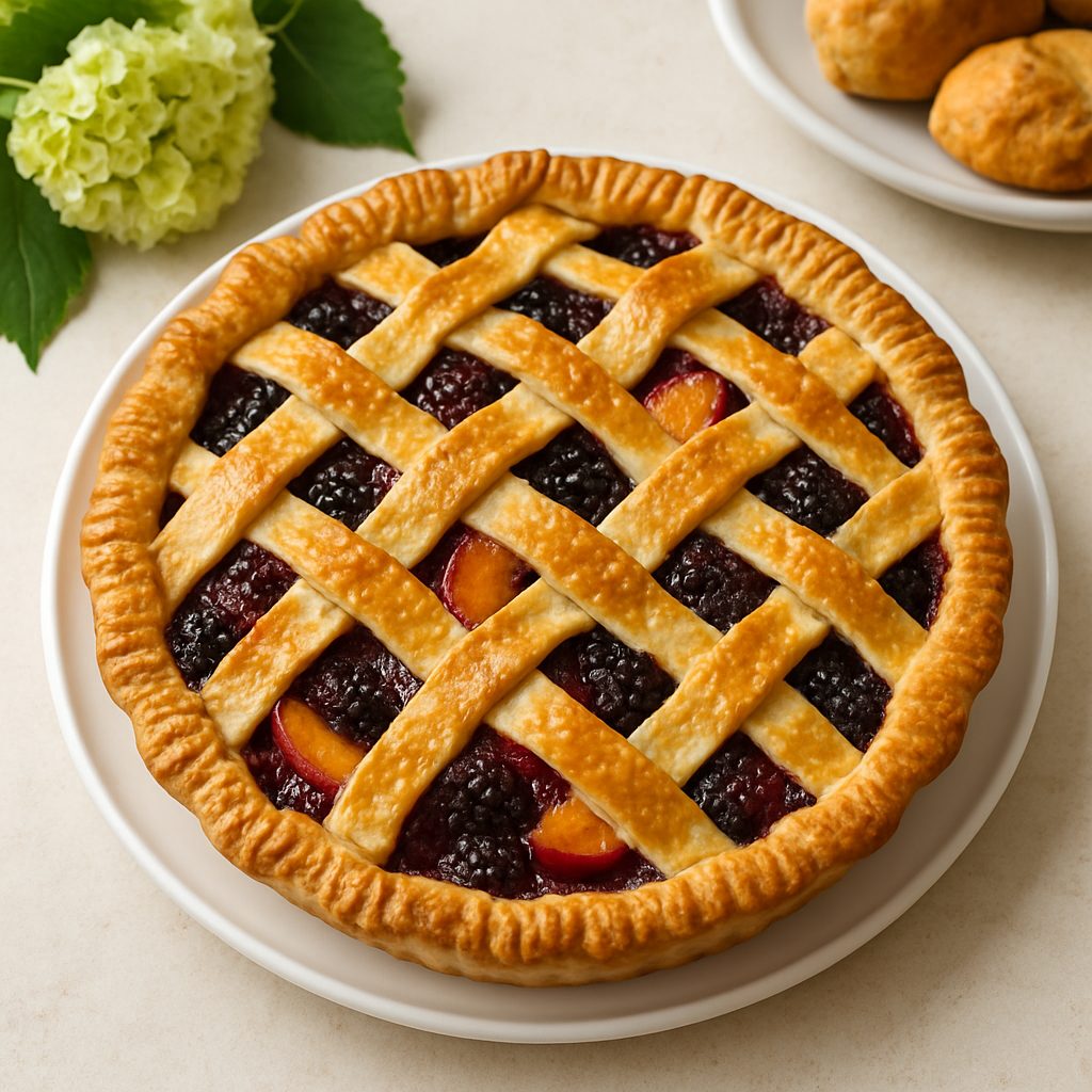 Pie Clásico de Mora y Nectarina