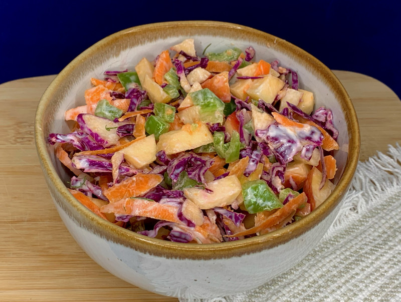 Ensalada de Repollo con Manzana