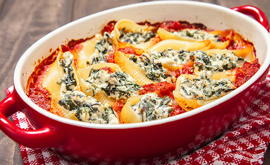 Conchas de Pasta Rellenas