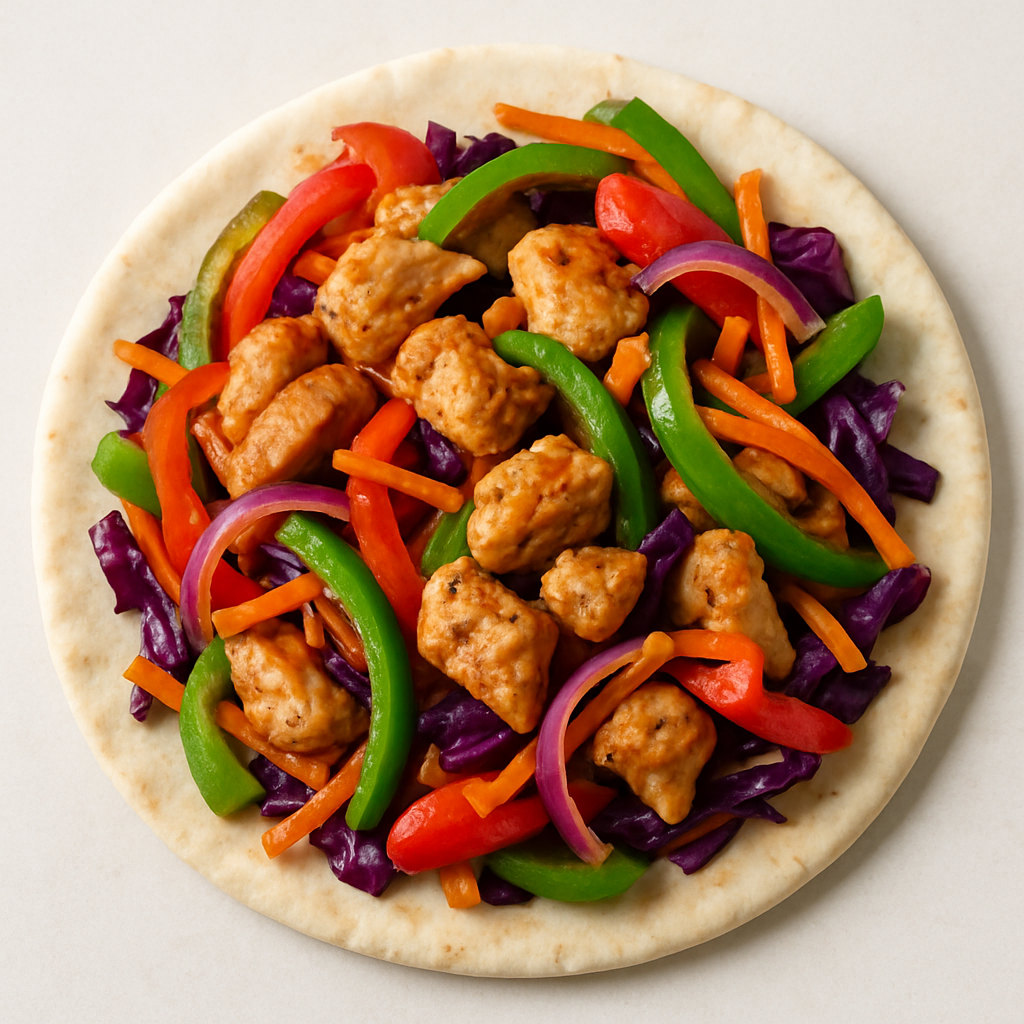 Chicken Pita Stir Fry