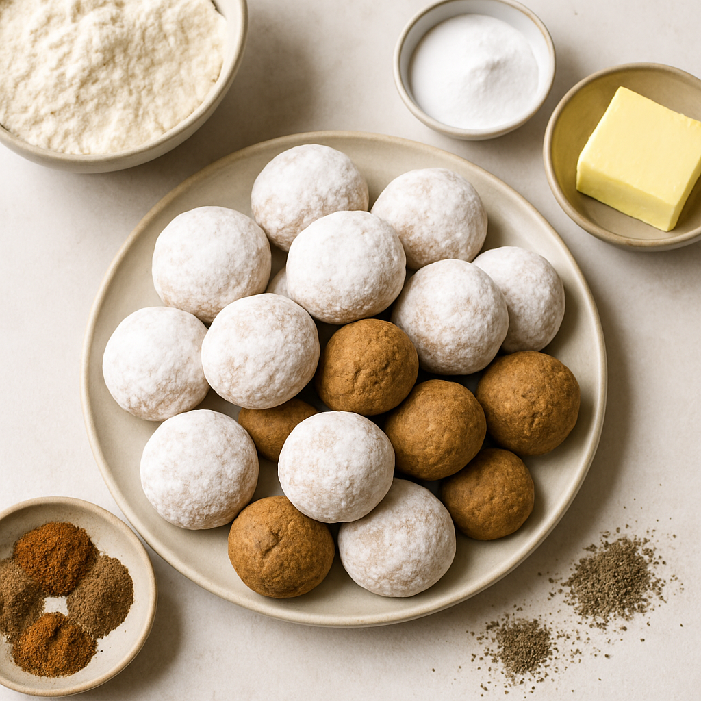 German Spice Cookies (Pfeffernusse)