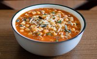Macaroni Chickpea Soup