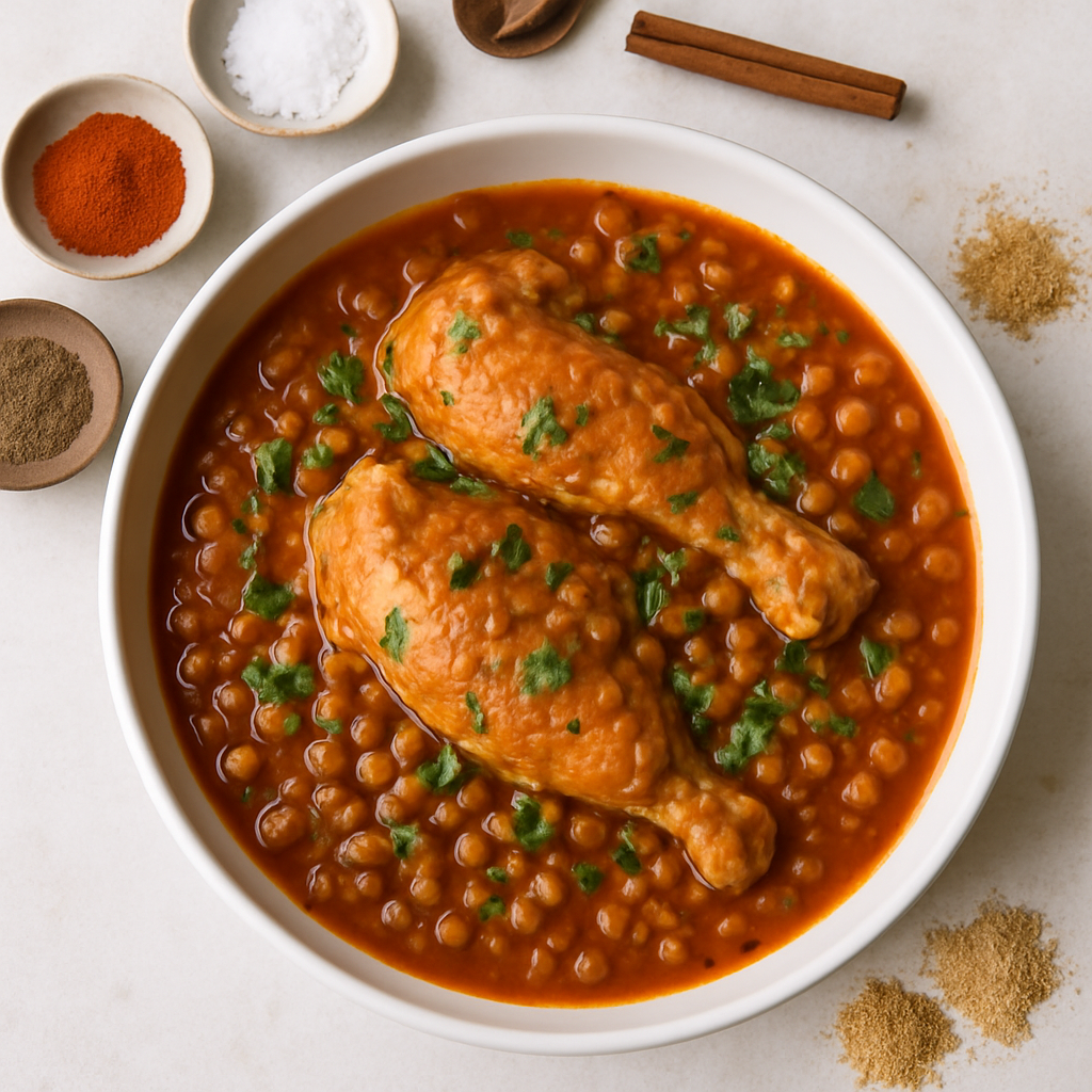 East African Chicken and Lentil Stew