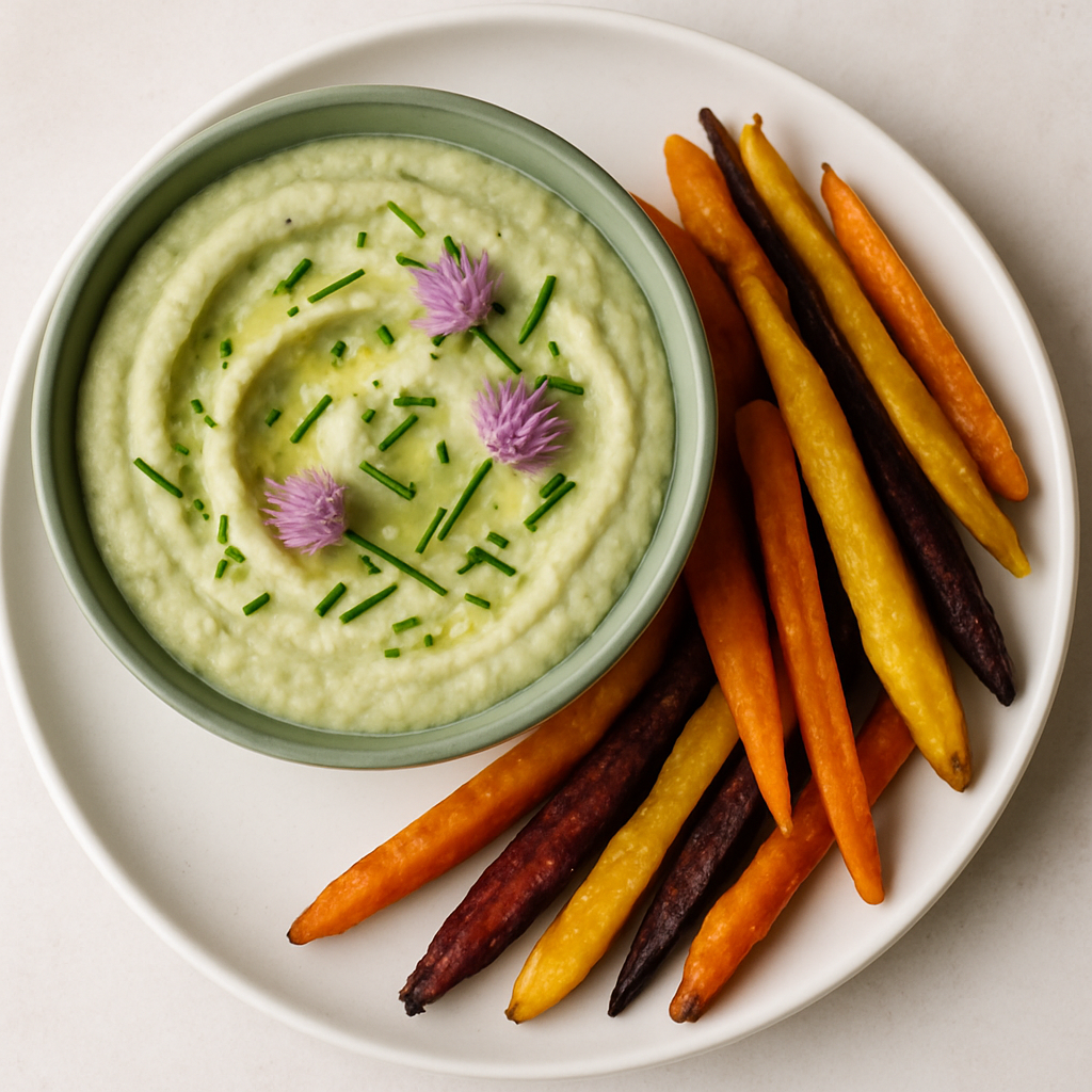 White Bean Hummus Chock Full of Chives