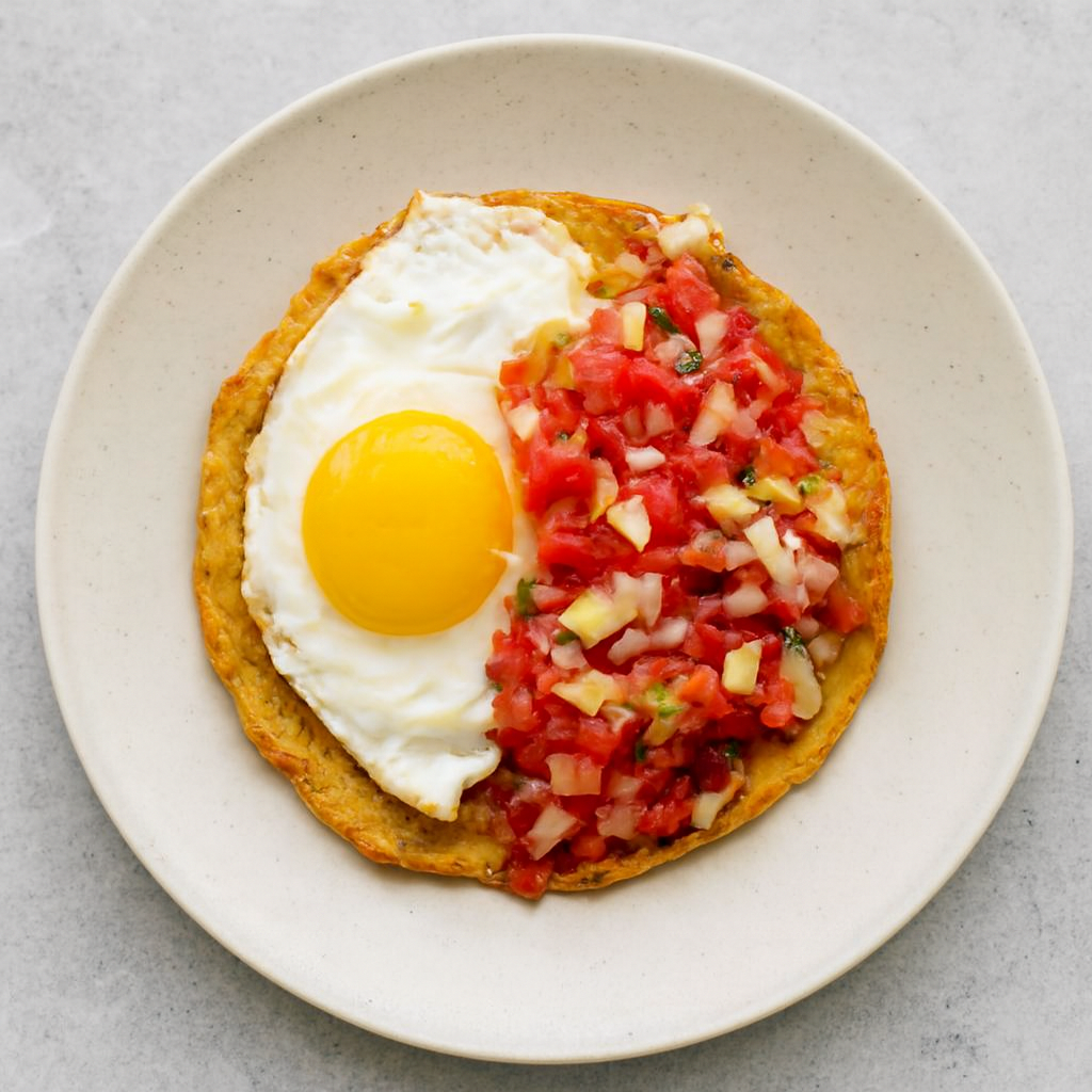 Huevos Rancheros con Tortillas de Tocino