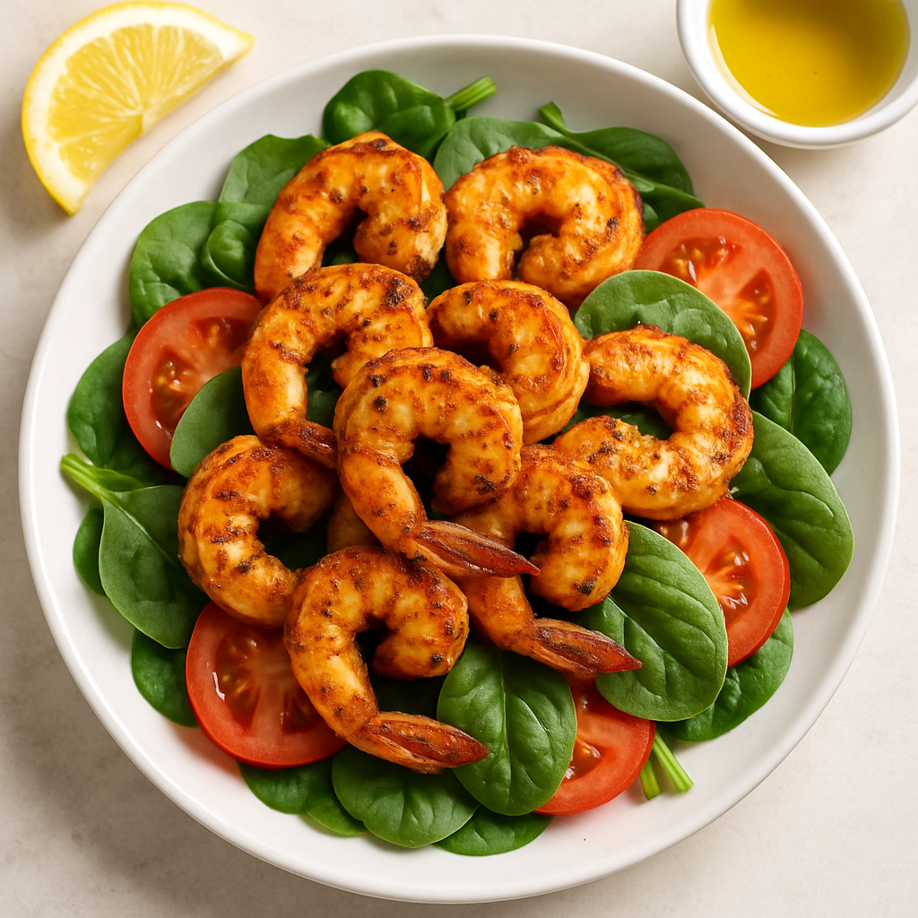 Spicy Cajun Shrimp Salad