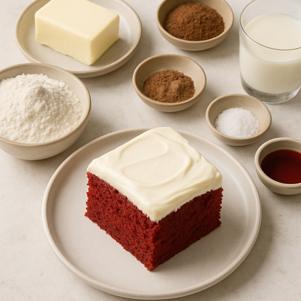 Pastel de Terciopelo Rojo