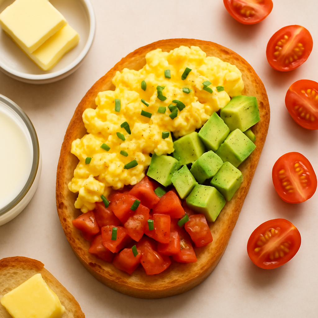 Quick and Easy Breakfast Bruschetta