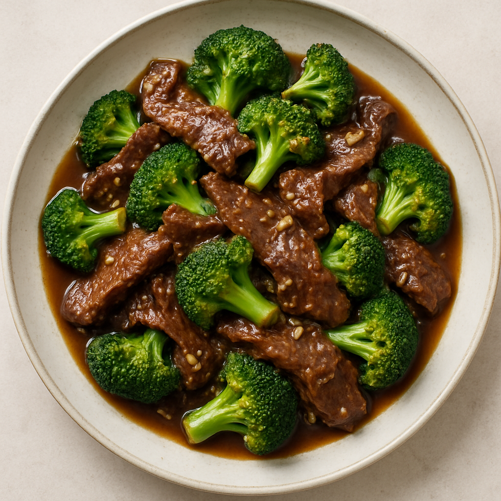 Carne Frita con Brócoli
