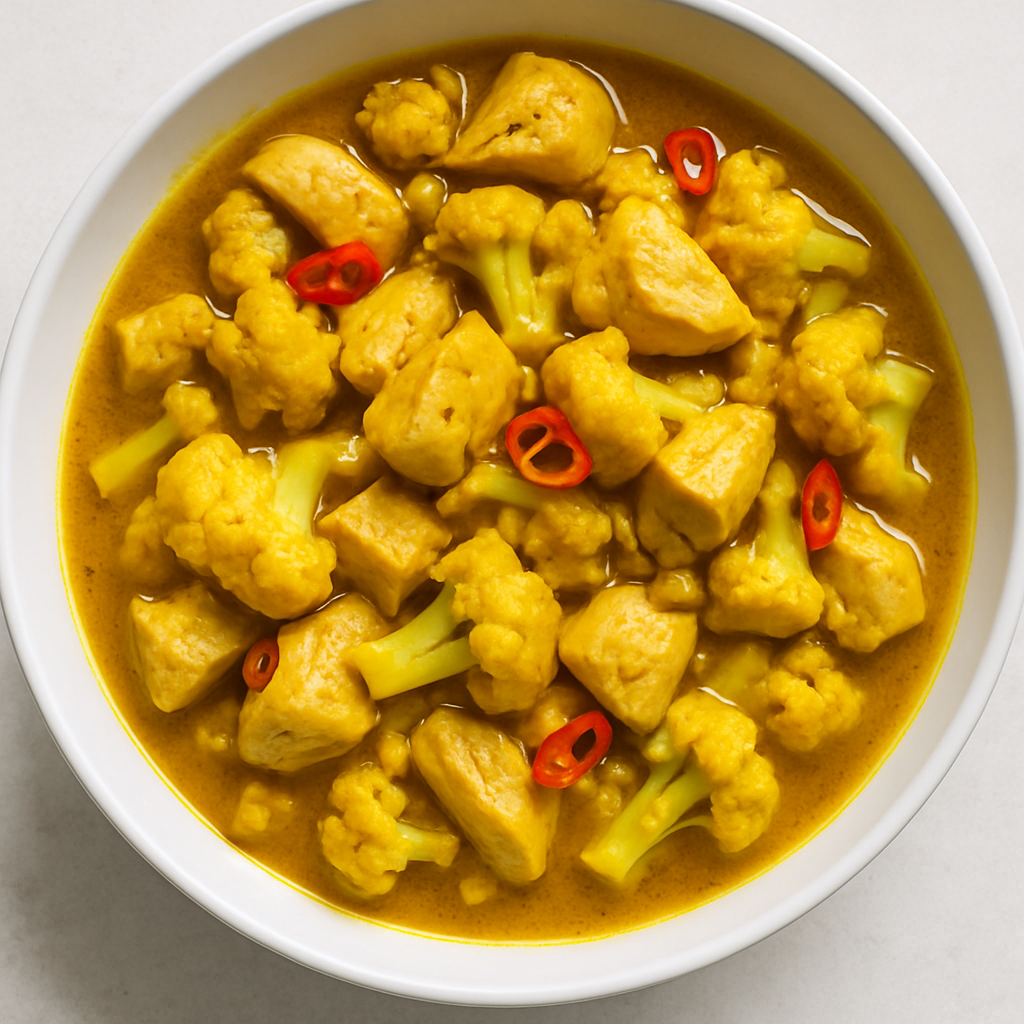 Cauliflower and Chicken Curry