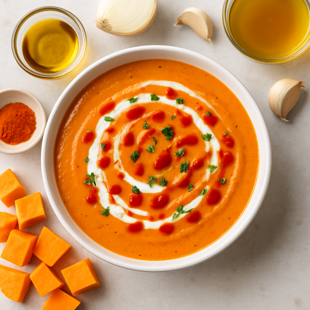 Instant Pot Buffalo Sweet Potato Soup