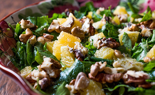 Salad with Pineapple, Nuts, and Raisins