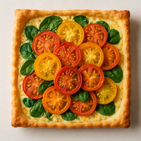 Swedish Summer Tomato Pastry with Västerbottensost