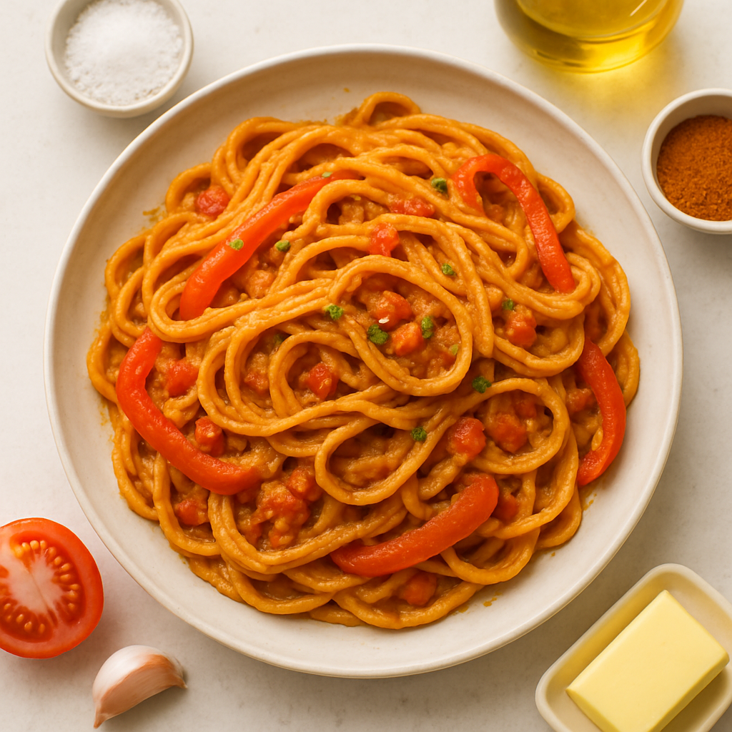 Cajun Pasta With Veggies