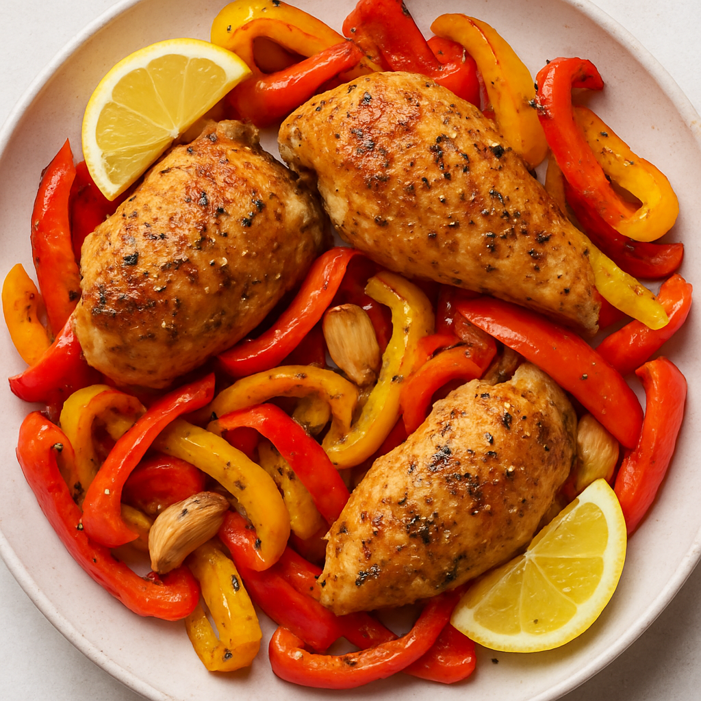 Roasted Chicken & Peppers