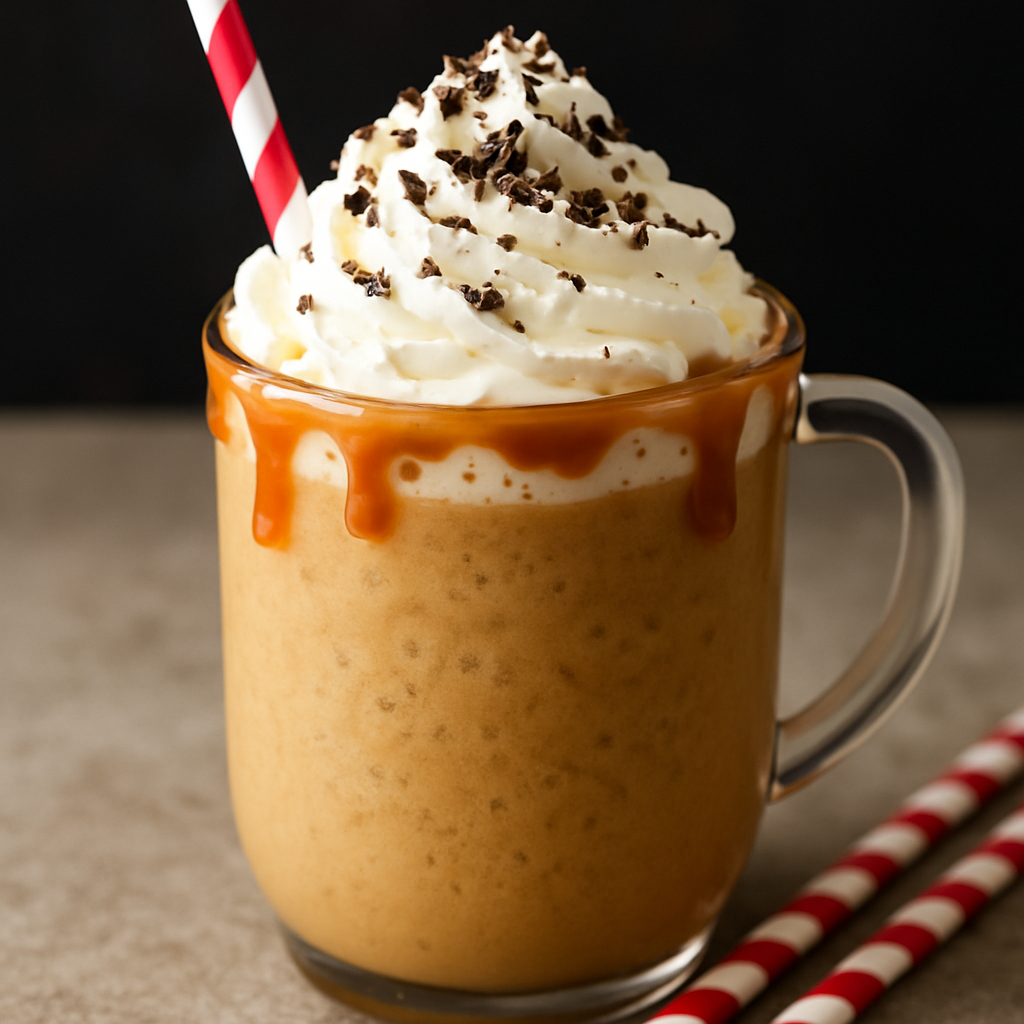 Homemade Caramel Frappuccino