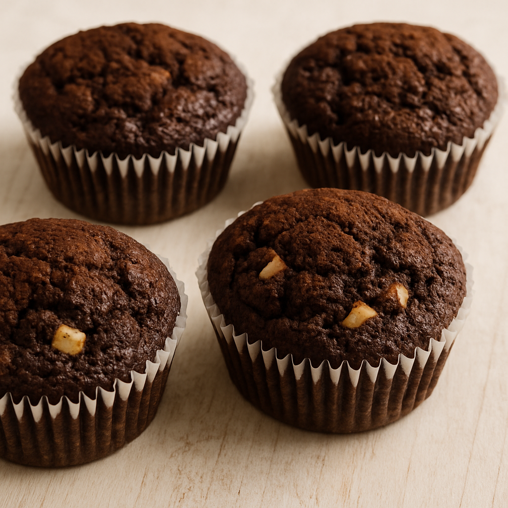 Eggless Mocha Muffins