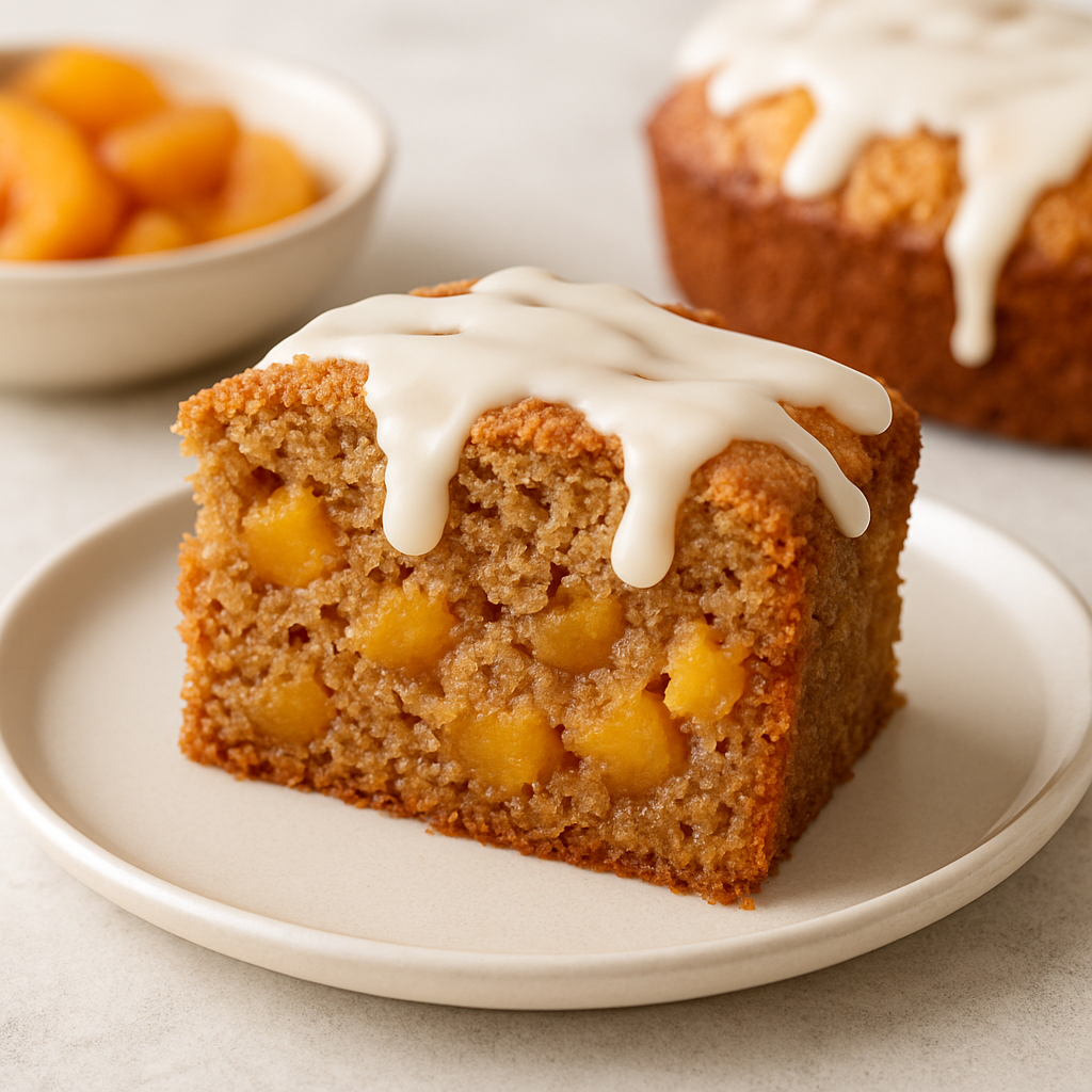 Peaches 'n Cream Coffeecake