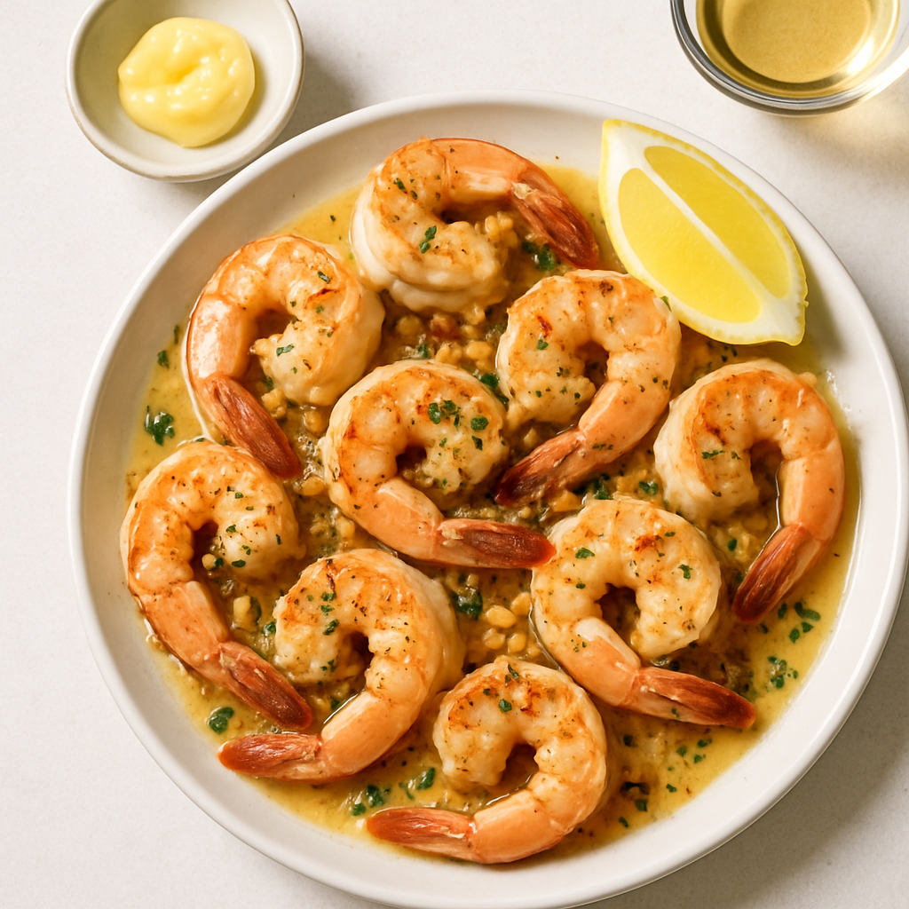 Toasted Garlic-Butter Shrimp
