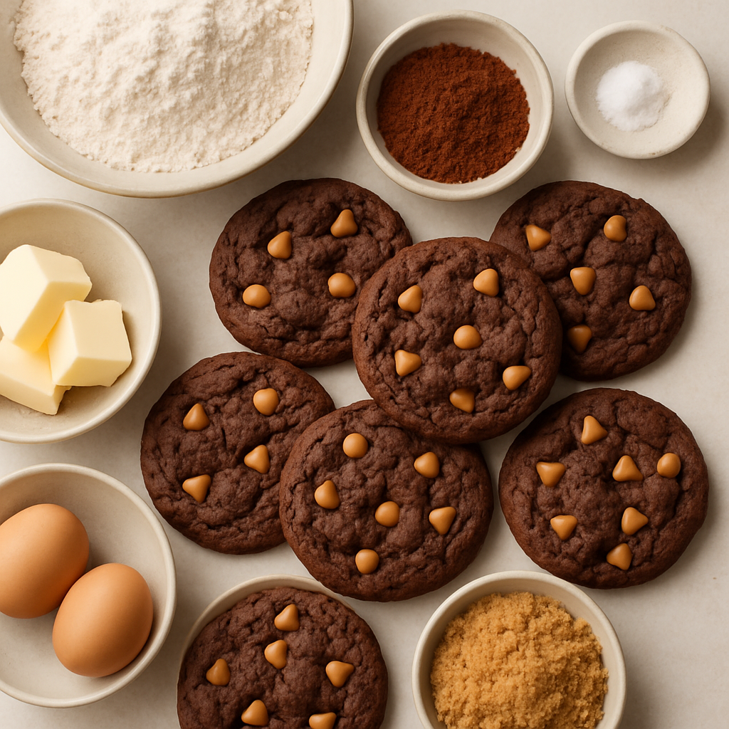 Chocolate Peanut Butter Chip Cookies
