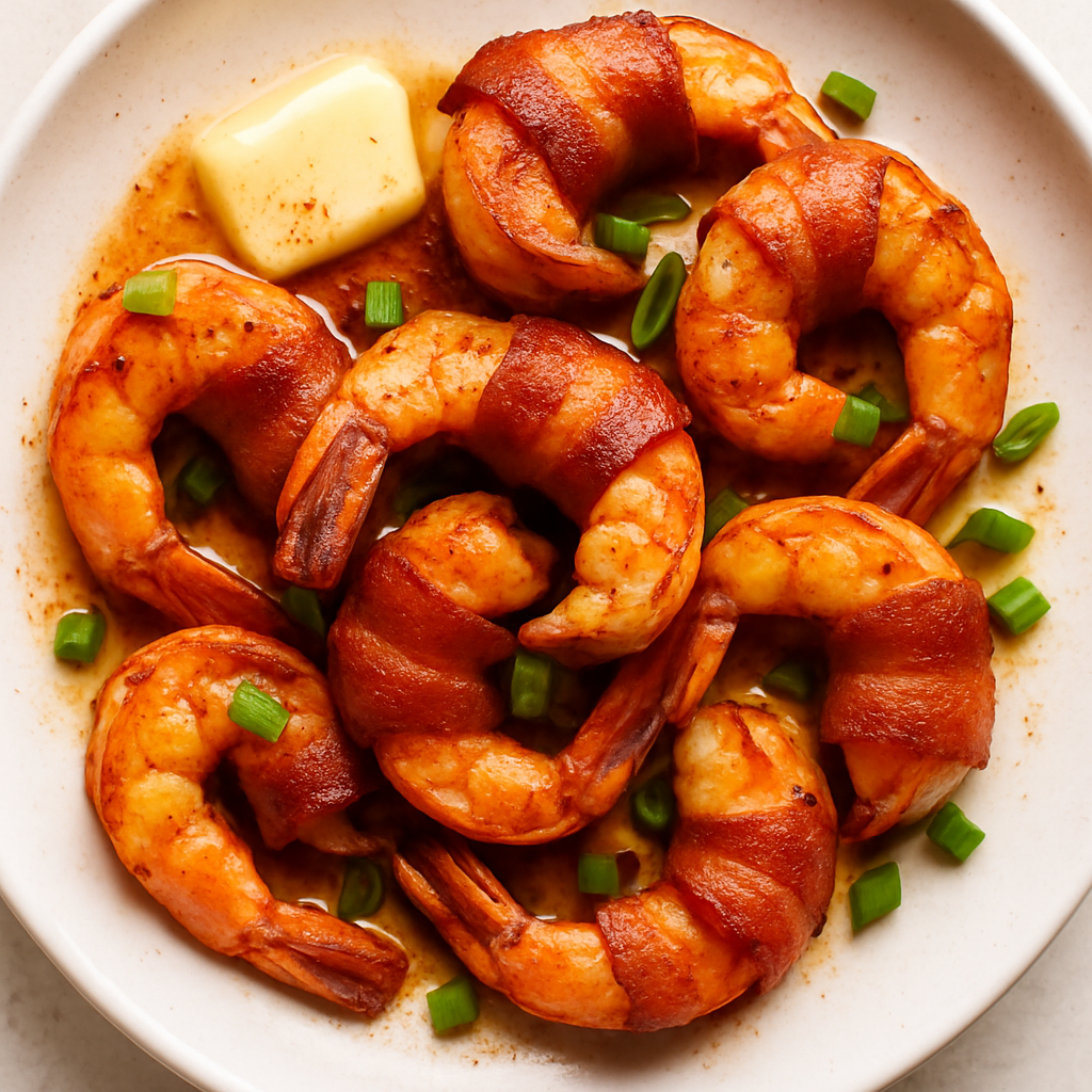 Bacon-Wrapped Chili Shrimp