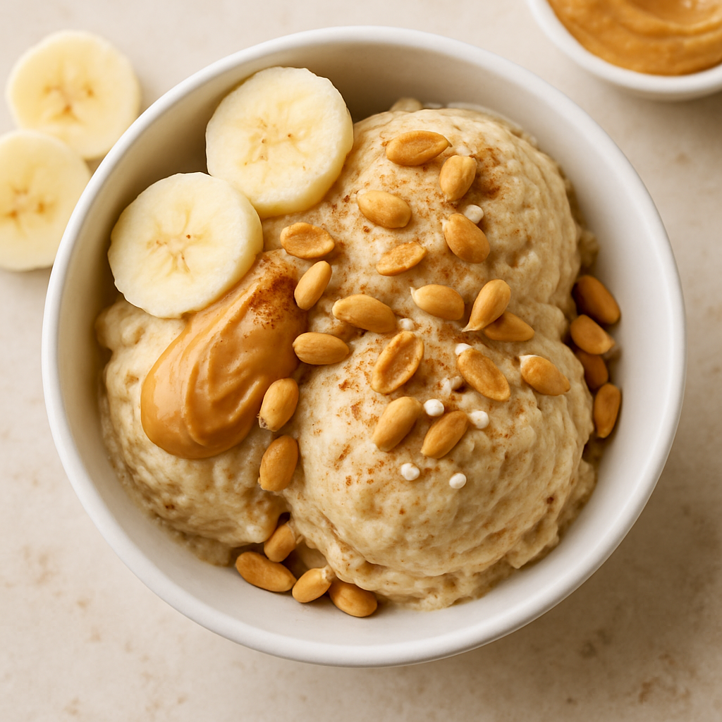Peanut Butter Banana Ice Cream