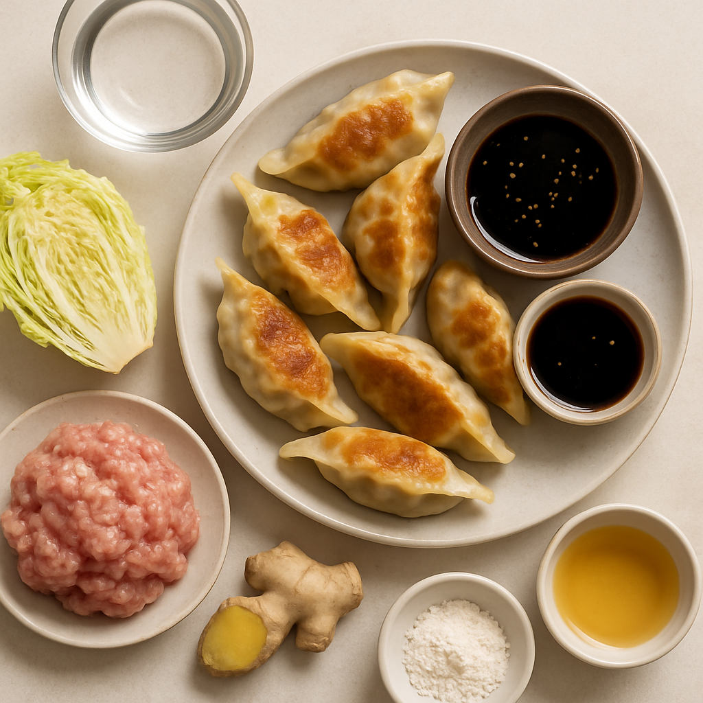 Chinese Pork Potsticker Dumplings