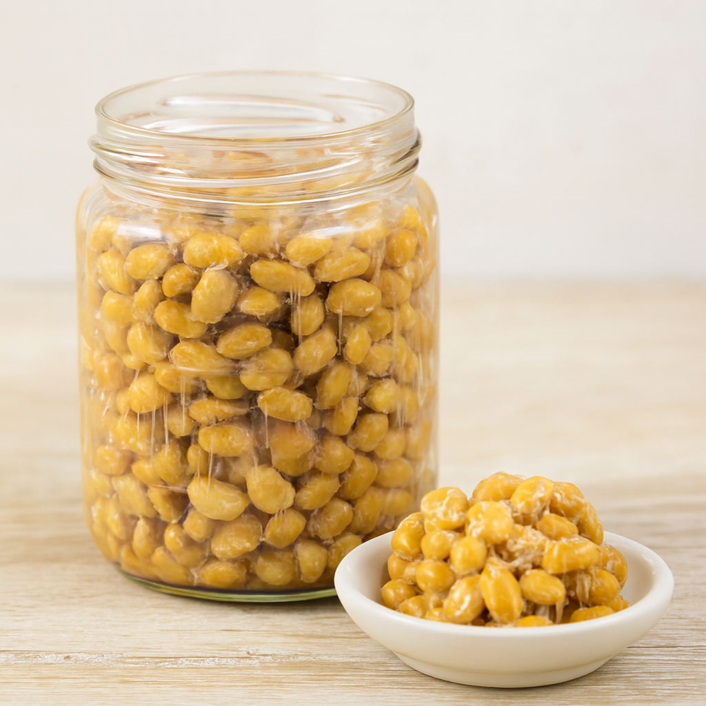 Natto (Habas de Soya Fermentadas Japonesas)
