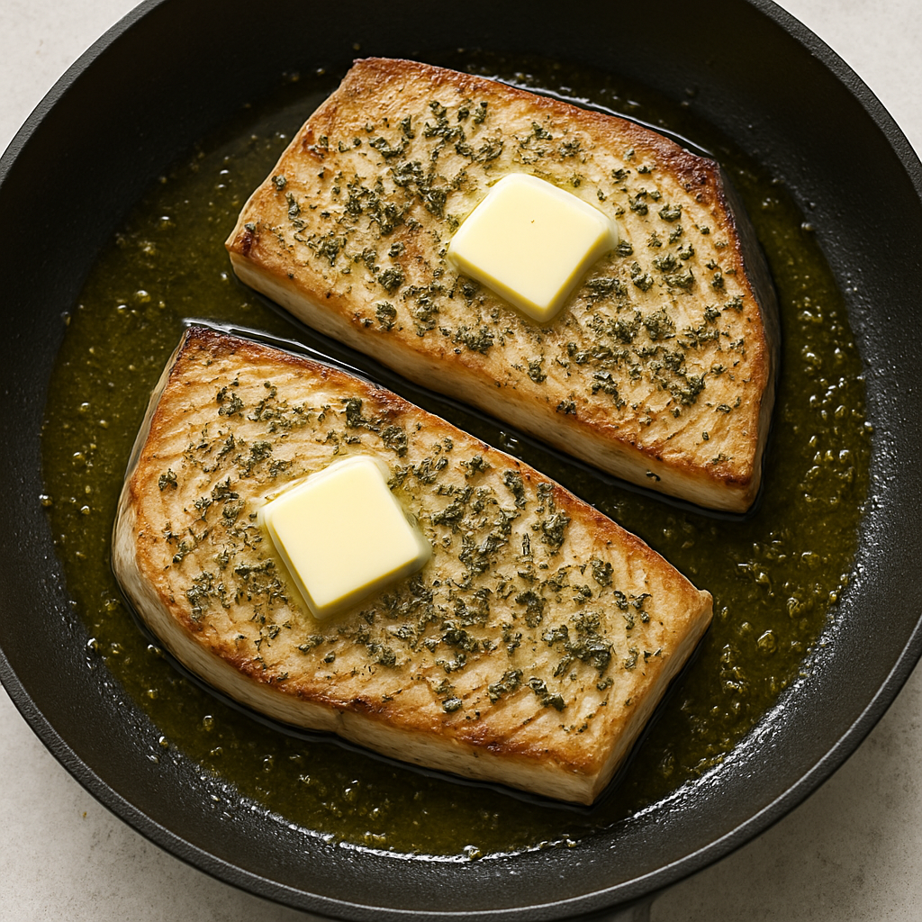 Pan Roasted Swordfish Steaks