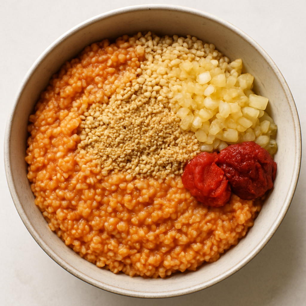 Turkish Lentil and Bulgur Grain Bowl