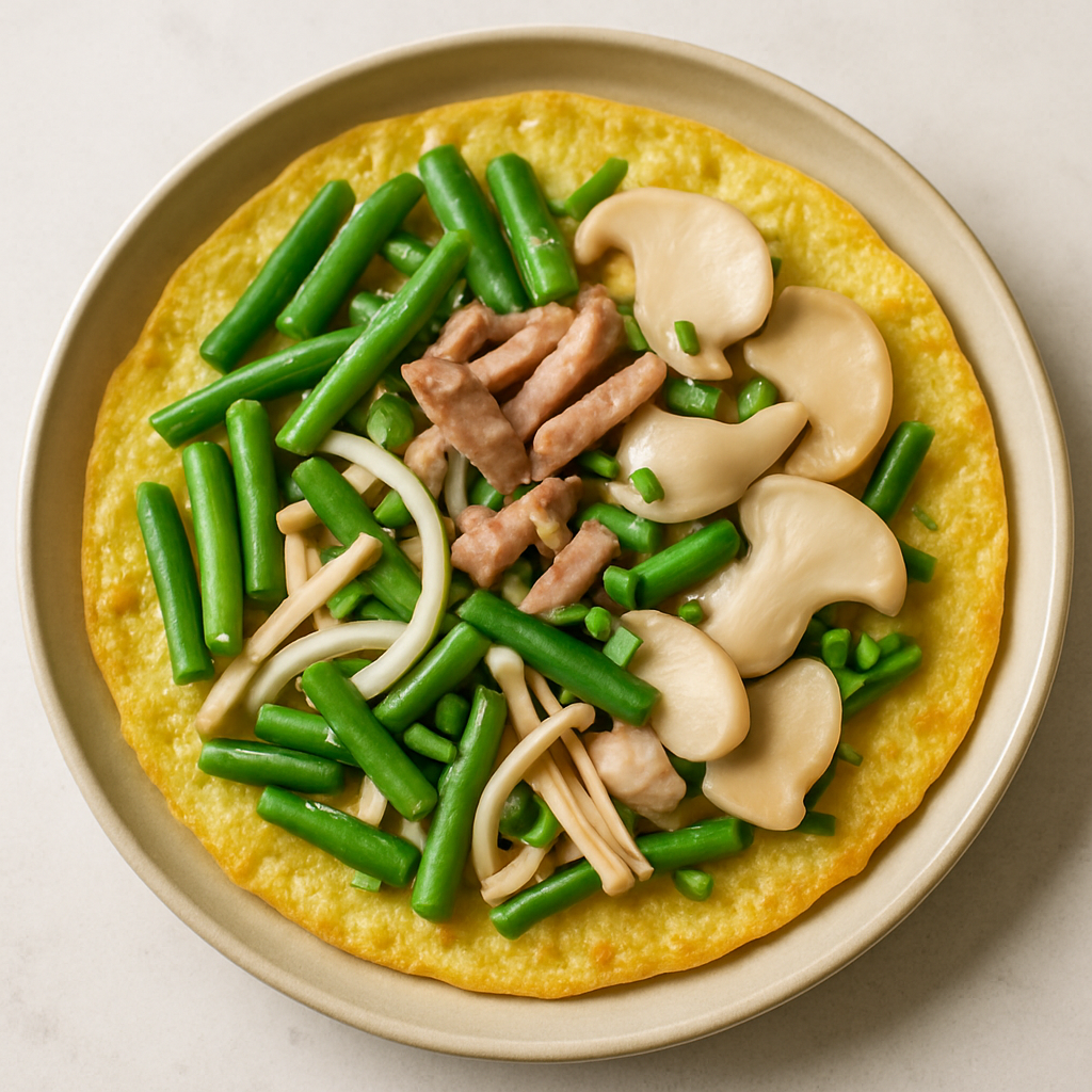 Vietnamese Green Bean Pancake