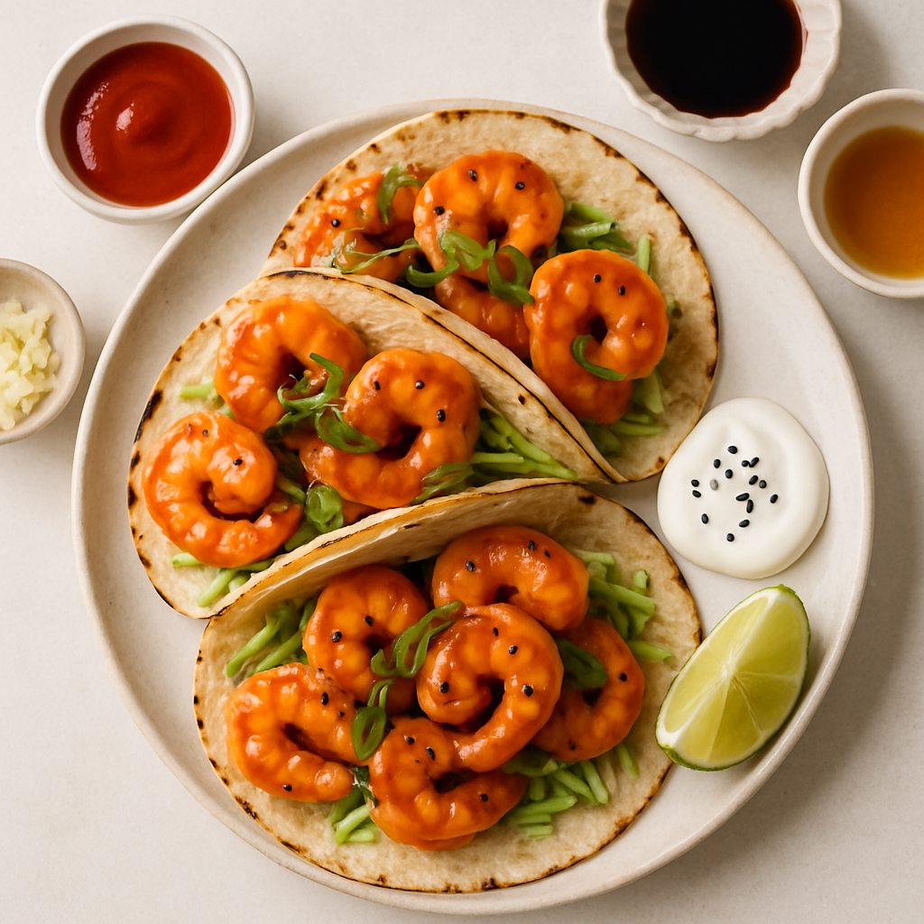 Sriracha Shrimp Tacos