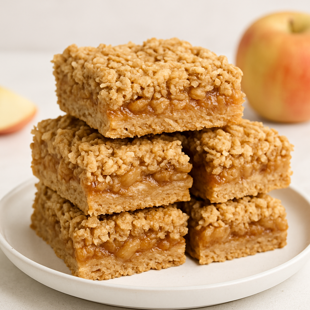 Apple Pie Oatmeal Bars