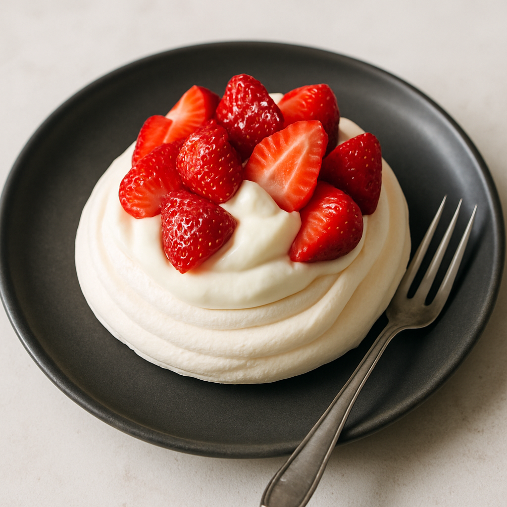 Fresh Strawberry Pavlova