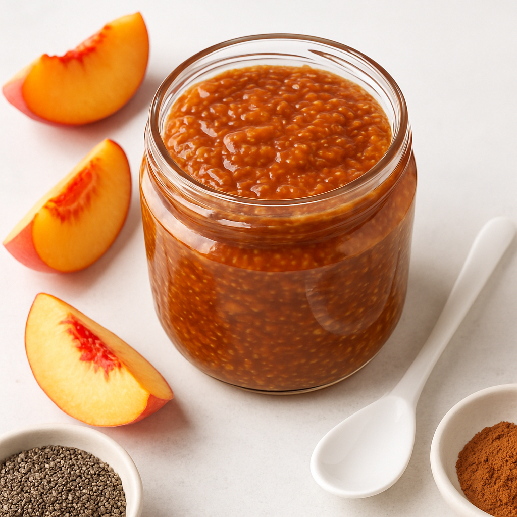 Homemade Peach Chia Jam