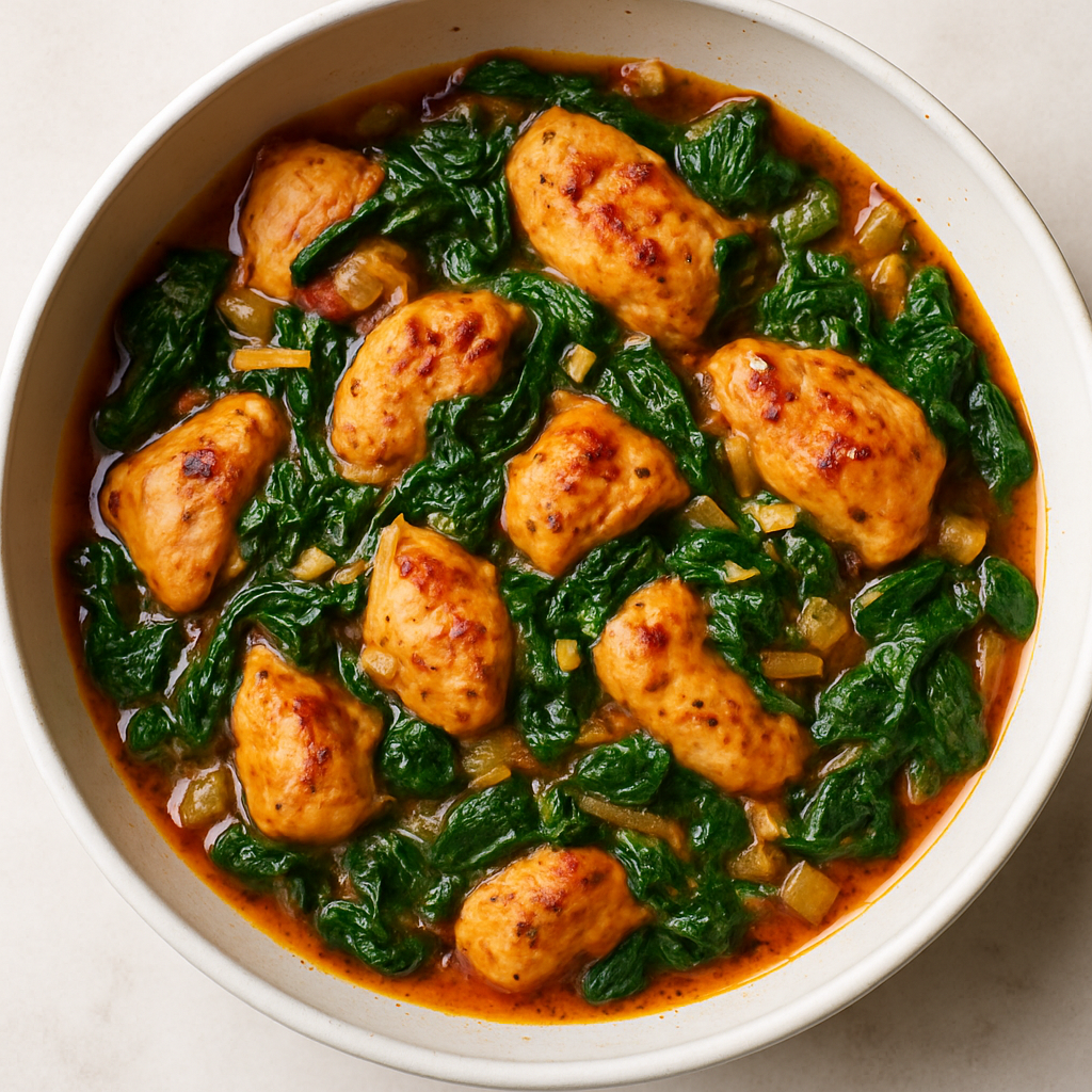 Chicken with Spinach