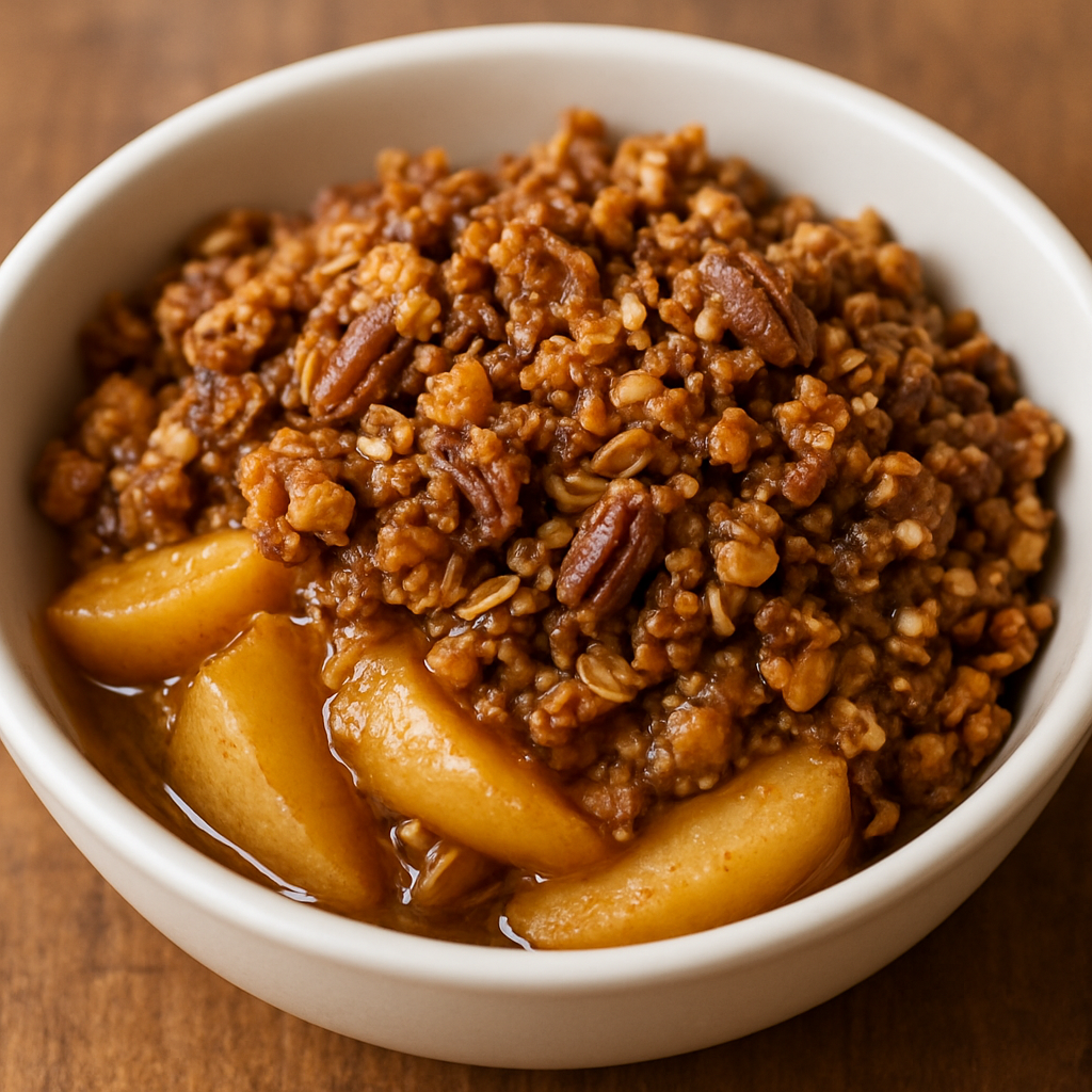 Crock Pot Praline Apple Crisp