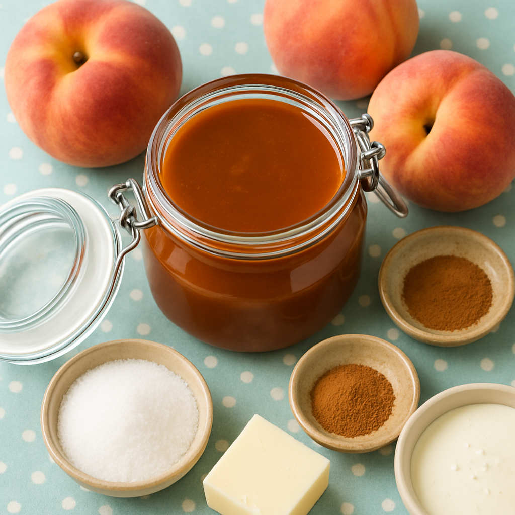Salsa de Caramelo con Durazno