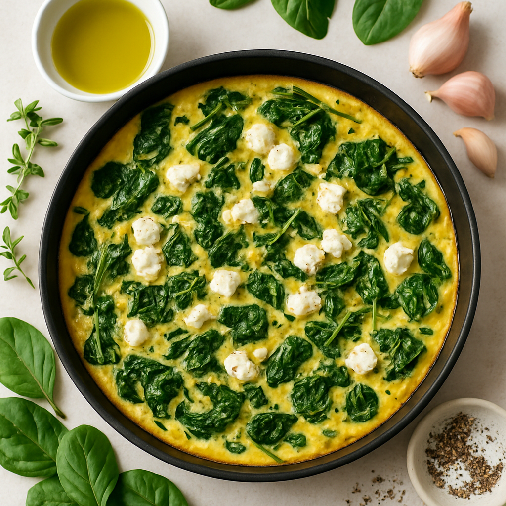Spinach and Feta Frittata