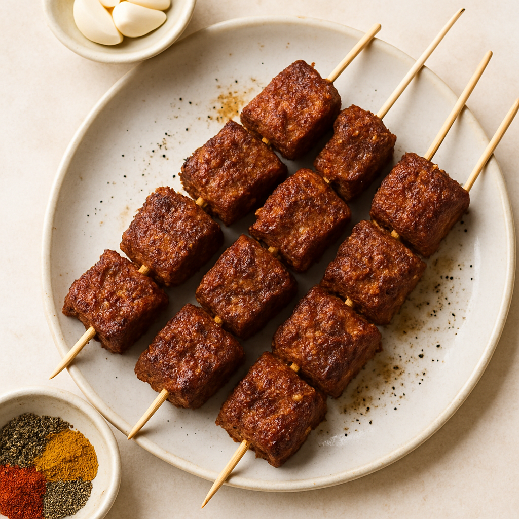 Brochetas de Res Picante