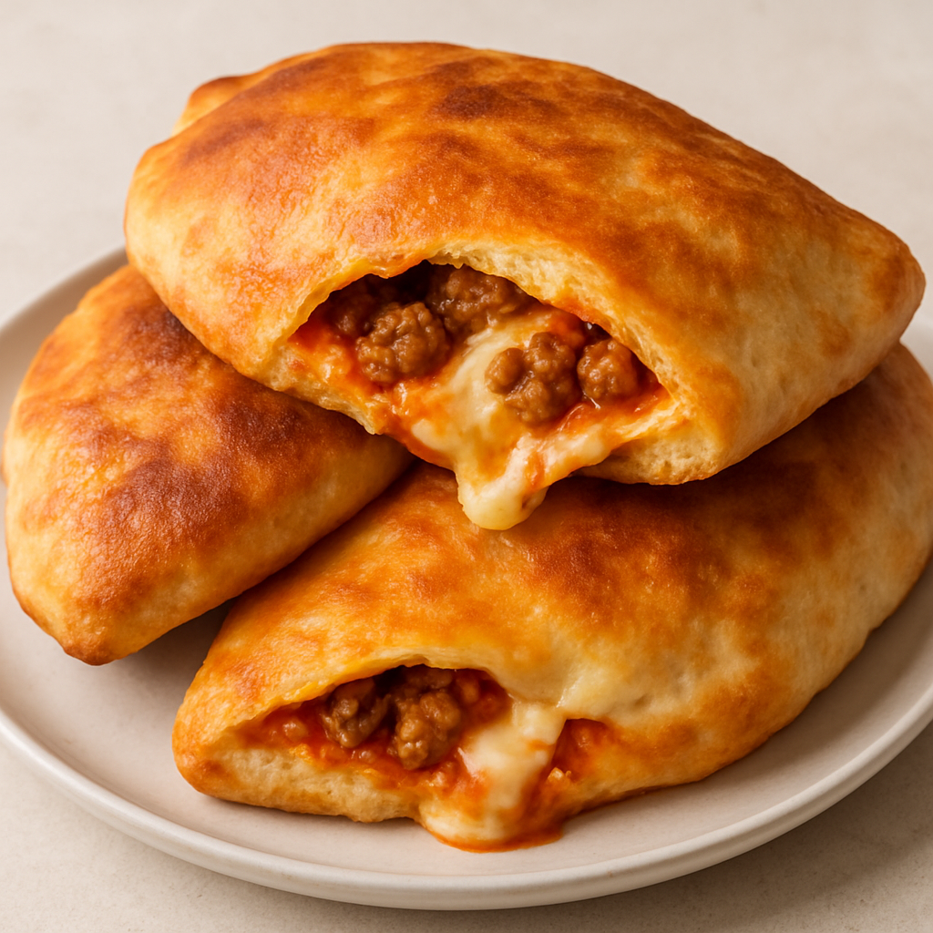 Calzone de Salchicha y Mozzarella