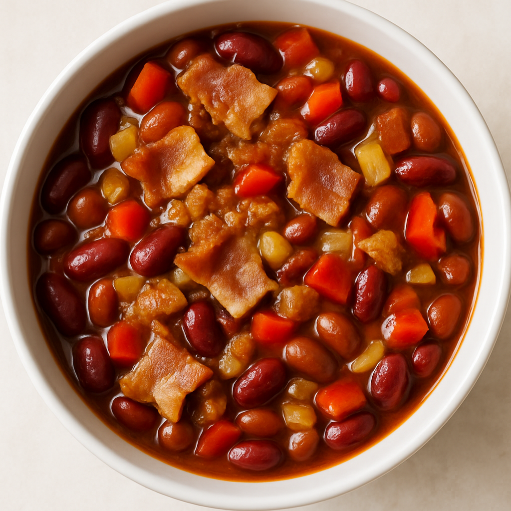 Frijoles Clásicos al Horno con BBQ