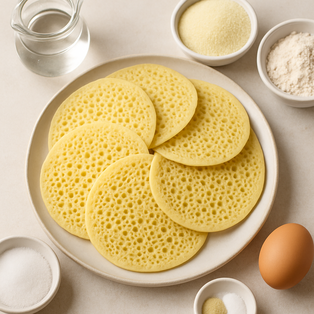 Baghrir (North African Semolina Pancakes)