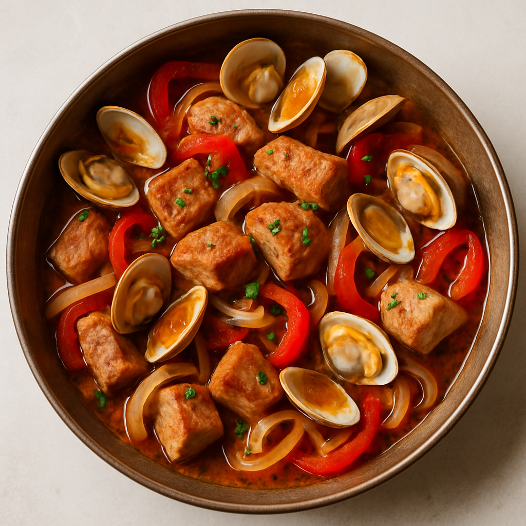 Cataplana de Cerdo y Almejas