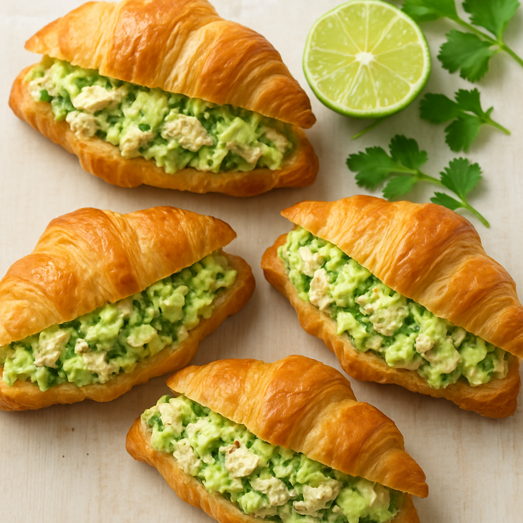 Avocado Chicken Croissants