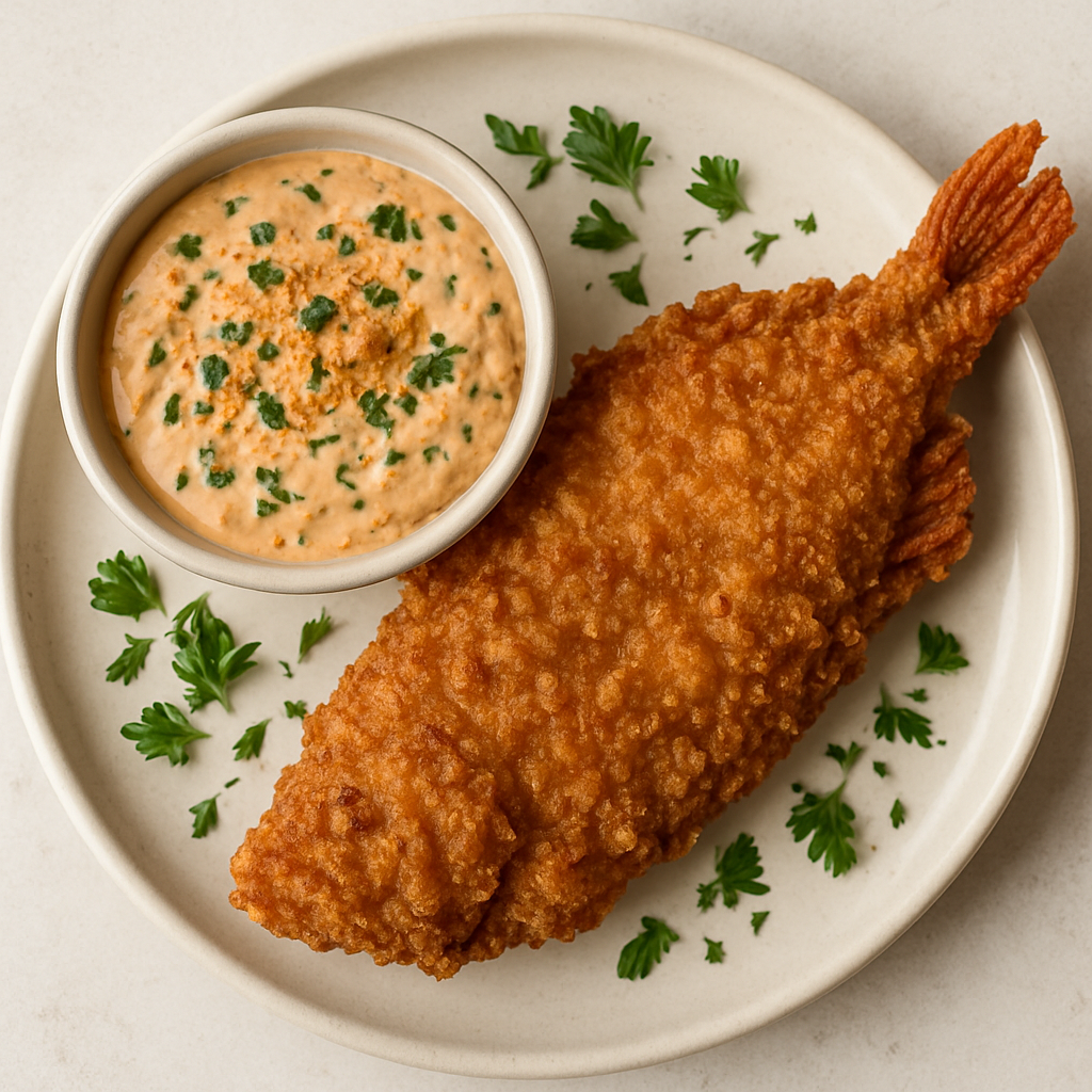 Crispy Fried Red Fish and Spicy Remoulade