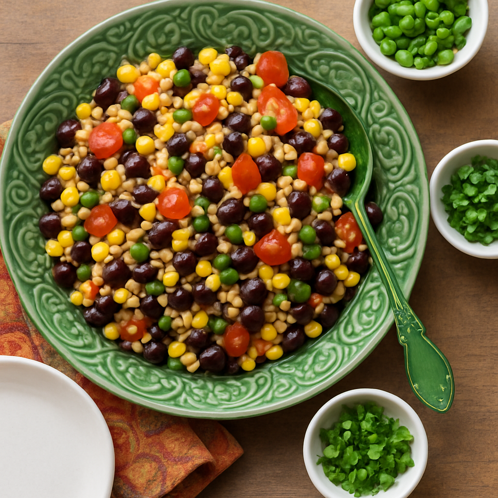 Black Bean, Corn & Barley Salad