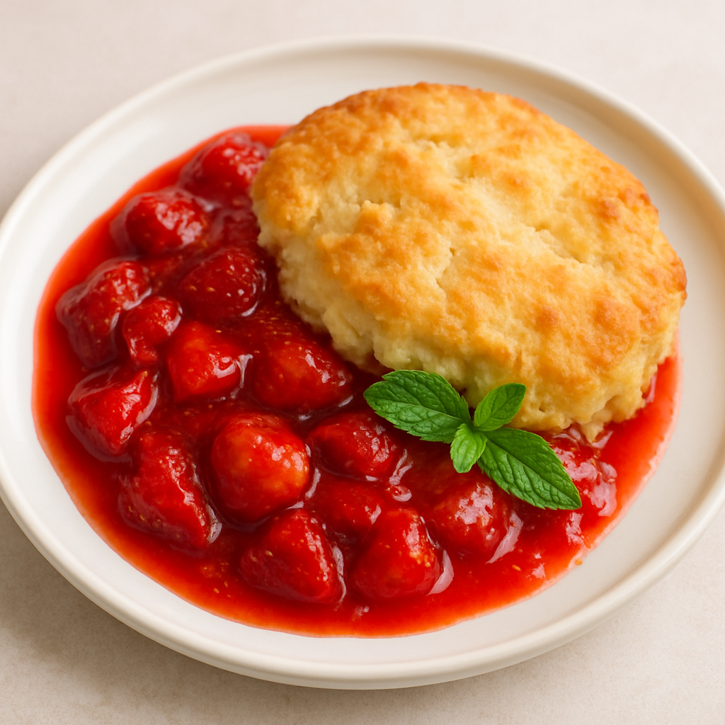 Strawberry Cobbler